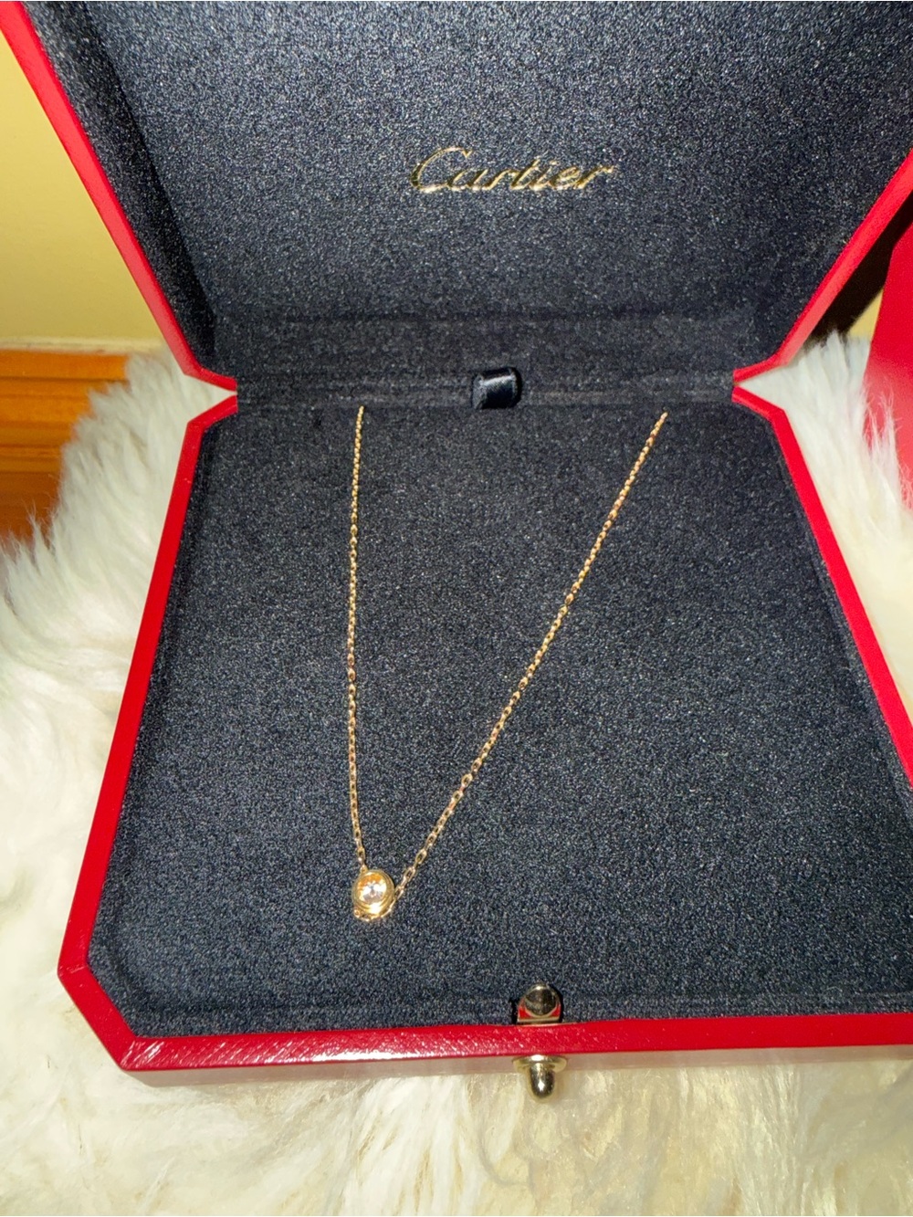 AUTHENTIC❗️CARTIER LARGE D’ AMOUR NECKLACE - Picture 2 of 7